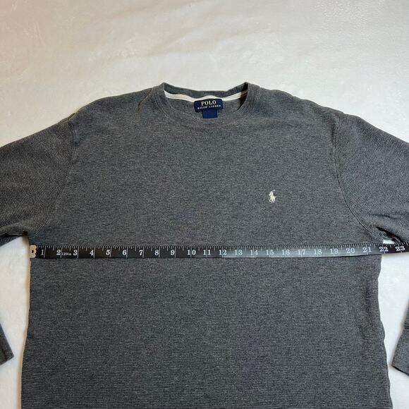 Polo Ralph Lauren Men's Crewneck Thermal Pullover Shirt Size XL Cozy Winter Warm - Picture 6 of 7